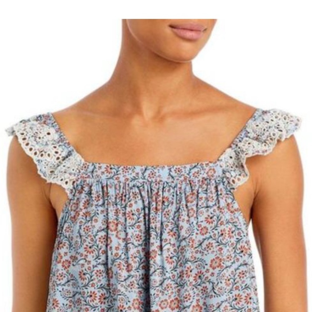 Fever Floral Spring/Summer Ruffle Top Multi Sizes NWT - Picture 4 of 10